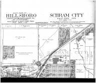 Hillsboro - East - and Schram City - Above, Montgomery County 1912 Microfilm